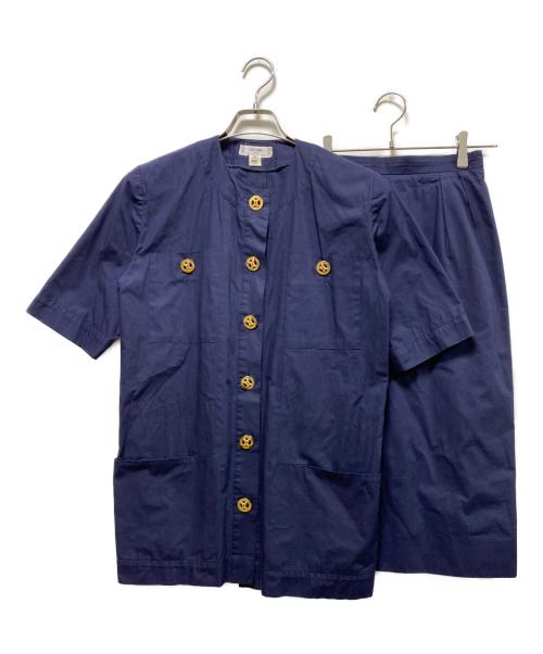 CELINE（セリーヌ）CELINE (セリーヌ) セットアップ ネイビー サイズ:size36の古着・服飾アイテム