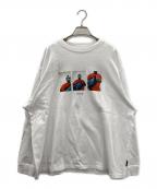 APPLEBUMアップルバム）の古着「“ERIC COLEMAN” L/S T-SHIRT-MV2」｜ホワイト