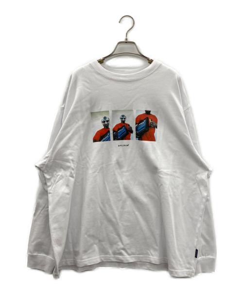 APPLEBUM（アップルバム）APPLEBUM (アップルバム) “ERIC COLEMAN” L/S T-SHIRT-MV2 ホワイト サイズ:XL 未使用品の古着・服飾アイテム