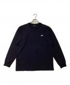 THE NORTH FACEザ ノース フェイス）の古着「L/S Nuptse Cotton Tee」｜ブラック