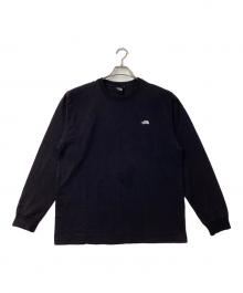 THE NORTH FACE（ザ ノース フェイス）の古着「L/S Nuptse Cotton Tee」｜ブラック