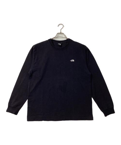 THE NORTH FACE（ザ ノース フェイス）THE NORTH FACE (ザ ノース フェイス) L/S Nuptse Cotton Tee ブラック サイズ:XLの古着・服飾アイテム