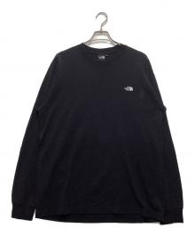 THE NORTH FACE（ザ ノース フェイス）の古着「LS Nuptse Cotton Tee」｜ブラック