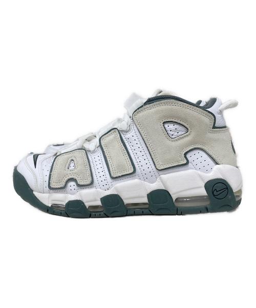NIKE（ナイキ）NIKE (ナイキ) AIR MORE UPTEMPO '96 WHITE ホワイト×グリーン サイズ:26の古着・服飾アイテム