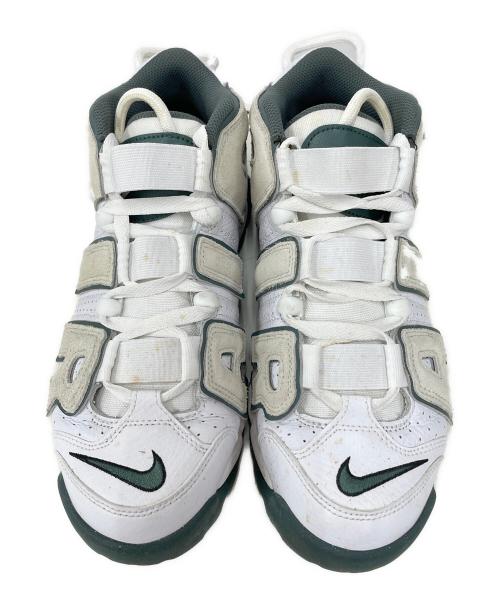 NIKE（ナイキ）NIKE (ナイキ) AIR MORE UPTEMPO '96 WHITE ホワイト×グリーン サイズ:26の古着・服飾アイテム
