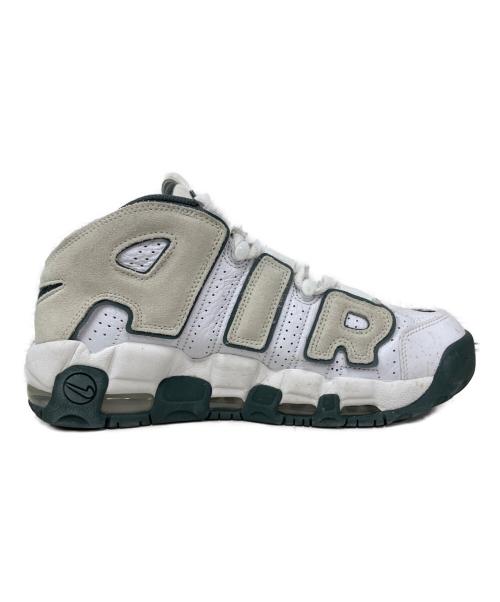 NIKE（ナイキ）NIKE (ナイキ) AIR MORE UPTEMPO '96 WHITE ホワイト×グリーン サイズ:26の古着・服飾アイテム