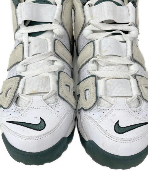 NIKE（ナイキ）NIKE (ナイキ) AIR MORE UPTEMPO '96 WHITE ホワイト×グリーン サイズ:26の古着・服飾アイテム