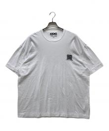 COMME des GARCONS（コムデギャルソン）の古着「ワンポイントロゴTシャツ」｜ホワイト