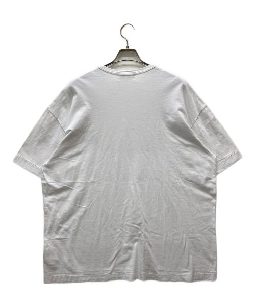 COMME des GARCONS（コムデギャルソン）COMME des GARCONS (コムデギャルソン) ワンポイントロゴTシャツ ホワイト サイズ:Mの古着・服飾アイテム