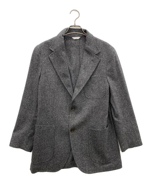 BOGLIOLI（ボリオリ）BOGLIOLI (ボリオリ) ウールシルクヘリンボーン2Bジャケット グレー サイズ:44の古着・服飾アイテム