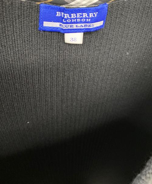 BURBERRY BLUE LABEL（バーバリー ブルー レーベル）BURBERRY BLUE LABEL (バーバリー ブルー レーベル) ニットワンピース ブラック サイズ:38の古着・服飾アイテム