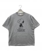 BROOKS BROTHERSブルックスブラザーズ）の古着「コラボヘビーウェイトTシャツ」｜ライトグレー