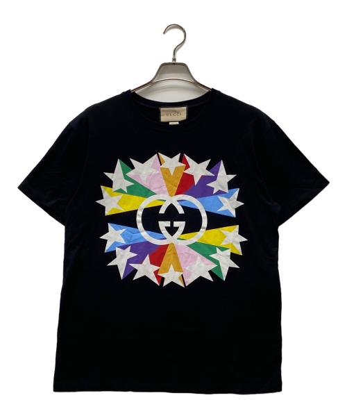 GUCCI（グッチ）GUCCI (グッチ) 半袖カットソー ブラック サイズ:Sの古着・服飾アイテム