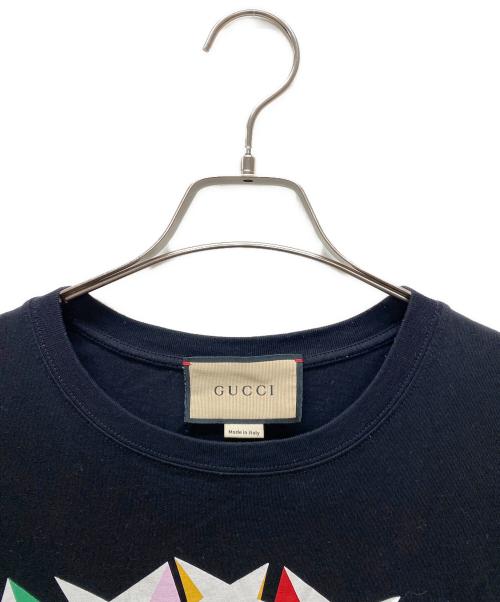 GUCCI（グッチ）GUCCI (グッチ) 半袖カットソー ブラック サイズ:Sの古着・服飾アイテム