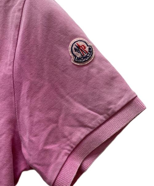 MONCLER（モンクレール）MONCLER (モンクレール) ポロシャツ ピンク サイズ:Sの古着・服飾アイテム