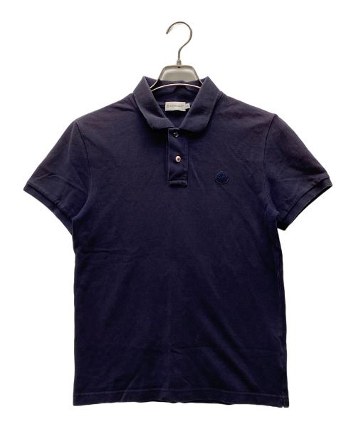 MONCLER（モンクレール）MONCLER (モンクレール) ポロシャツ ネイビー サイズ:Sの古着・服飾アイテム