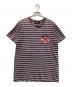 RALPH LAUREN（ラルフローレン）の古着「半袖カットソー」｜ブラウン×ブルー