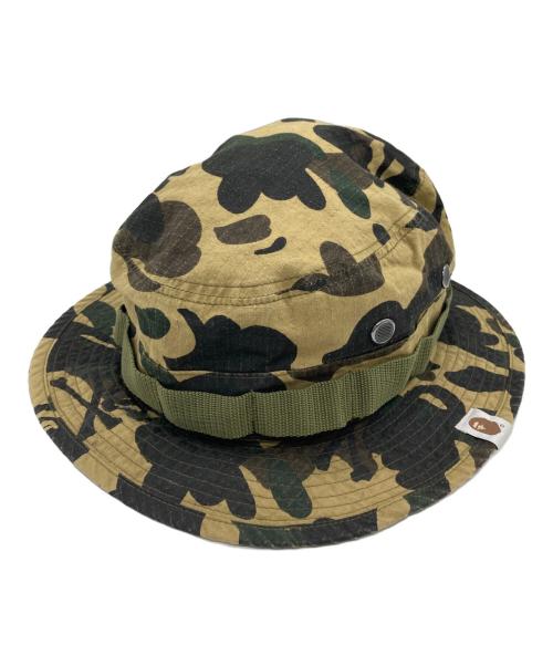 A BATHING APE（アベイシングエイプ）A BATHING APE (アベイシングエイプ) バケットハット オリーブの古着・服飾アイテム