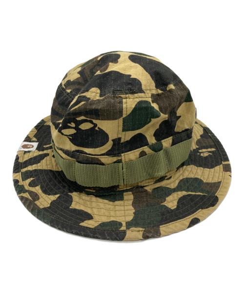 A BATHING APE（アベイシングエイプ）A BATHING APE (アベイシングエイプ) バケットハット オリーブの古着・服飾アイテム