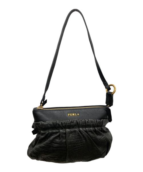 FURLA（フルラ）FURLA (フルラ) ショルダーポーチ ブラックの古着・服飾アイテム
