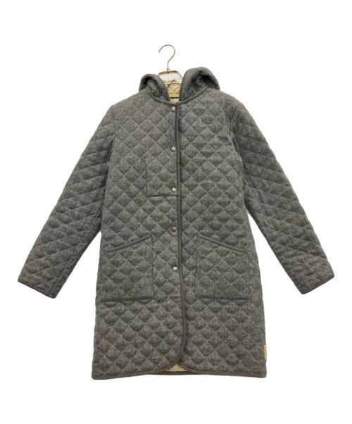 Traditional Weatherwear（トラディショナルウェザーウェア）Traditional Weatherwear (トラディショナルウェザーウェア) キルティングコート グレー サイズ:34の古着・服飾アイテム