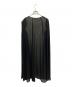 JENNE (ジェンヌ) 2wayケープレイヤードワンピース ブラック×ベージュ サイズ:S：12000円