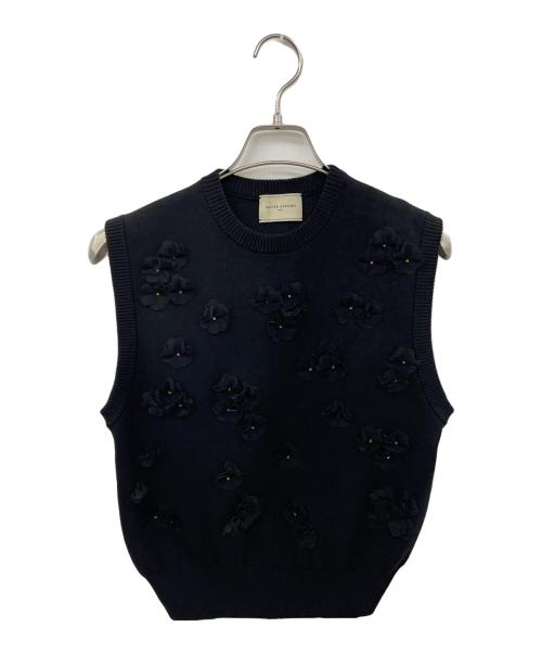UNITED ARROWS（ユナイテッドアローズ）UNITED ARROWS (ユナイテッドアローズ) 薄手ニット ブラック サイズ:FREEの古着・服飾アイテム