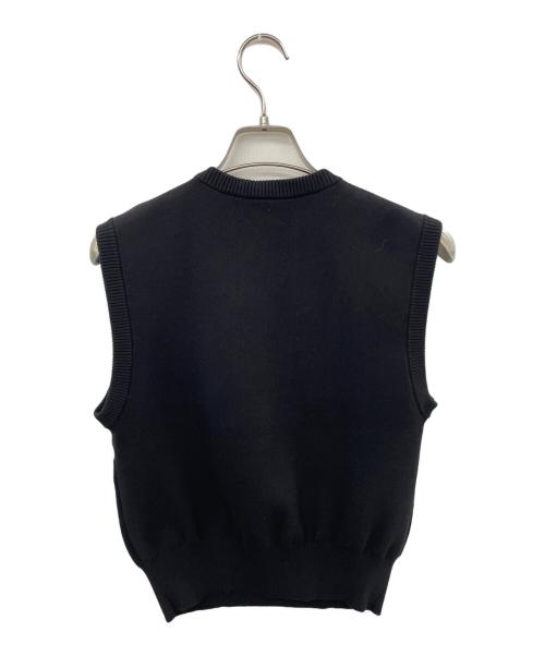 UNITED ARROWS（ユナイテッドアローズ）UNITED ARROWS (ユナイテッドアローズ) 薄手ニット ブラック サイズ:FREEの古着・服飾アイテム