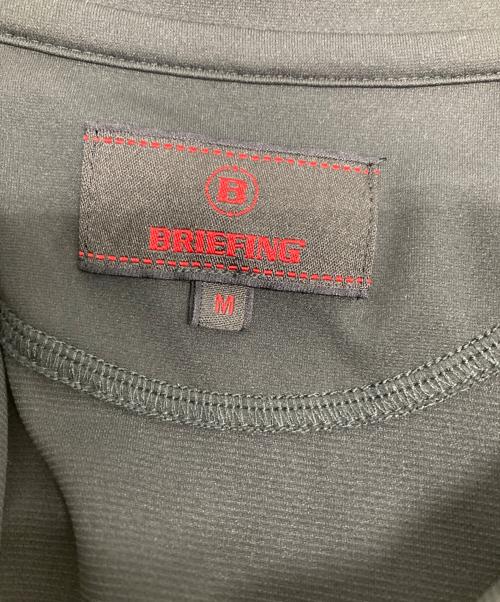 BRIEFING（ブリーフィング）BRIEFING (ブリーフィング) ハーフジップシャツ ブラック サイズ:Ｍの古着・服飾アイテム