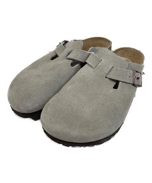 BIRKENSTOCK（ビルケンシュトック）BIRKENSTOCK (ビルケンシュトック) スウェードシューズ ライトグレー サイズ:23の古着・服飾アイテム