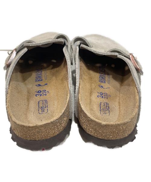 BIRKENSTOCK（ビルケンシュトック）BIRKENSTOCK (ビルケンシュトック) スウェードシューズ ライトグレー サイズ:23の古着・服飾アイテム