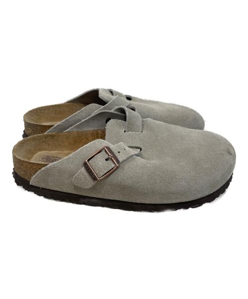 BIRKENSTOCK（ビルケンシュトック）BIRKENSTOCK (ビルケンシュトック) スウェードシューズ ライトグレー サイズ:23の古着・服飾アイテム