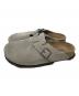 BIRKENSTOCK (ビルケンシュトック) スウェードシューズ ライトグレー サイズ:23：6000円