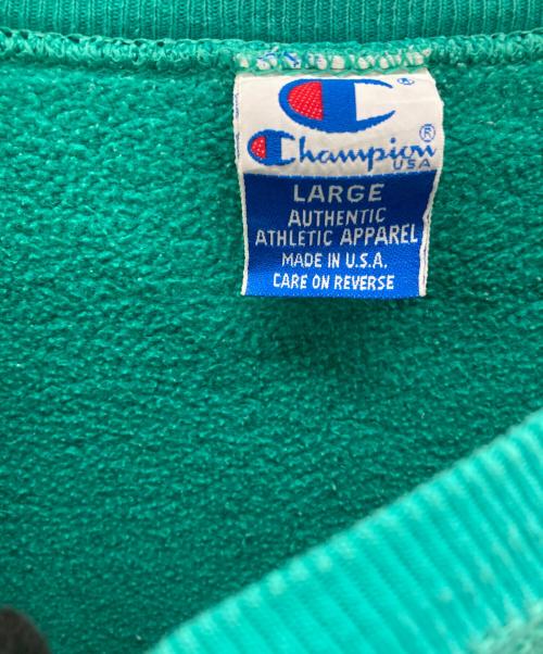 Champion（チャンピオン）Champion (チャンピオン) スウェット グリーン サイズ:Lの古着・服飾アイテム
