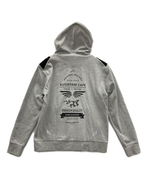 KUSHITANI（クシタニ）KUSHITANI (クシタニ) プルアップパーカー(TOKYO) グレー サイズ:XLの古着・服飾アイテム