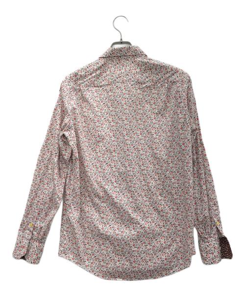 PAUL SMITH（ポールスミス）PAUL SMITH (ポールスミス) フラワープリントシャツ レッド サイズ:Ｍの古着・服飾アイテム