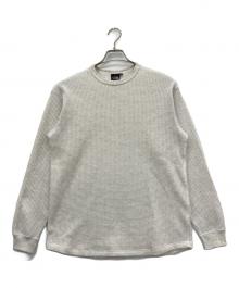 THE NORTH FACE（ザ ノース フェイス）の古着「ロングスリーブウォームワッフルクルー」｜グレー