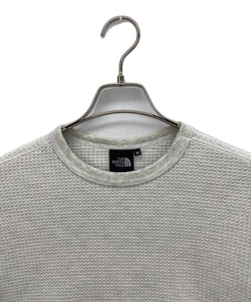 THE NORTH FACE（ザ ノース フェイス）THE NORTH FACE (ザ ノース フェイス) ロングスリーブウォームワッフルクルー グレー サイズ:Ｍの古着・服飾アイテム