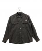 THE NORTH FACEザ ノース フェイス）の古着「Brushwood Wool Shirt」｜グレー