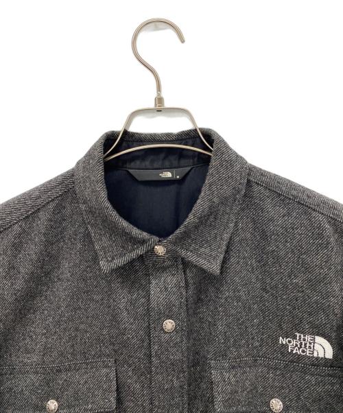 THE NORTH FACE（ザ ノース フェイス）THE NORTH FACE (ザ ノース フェイス) Brushwood Wool Shirt グレー サイズ:Ｍの古着・服飾アイテム
