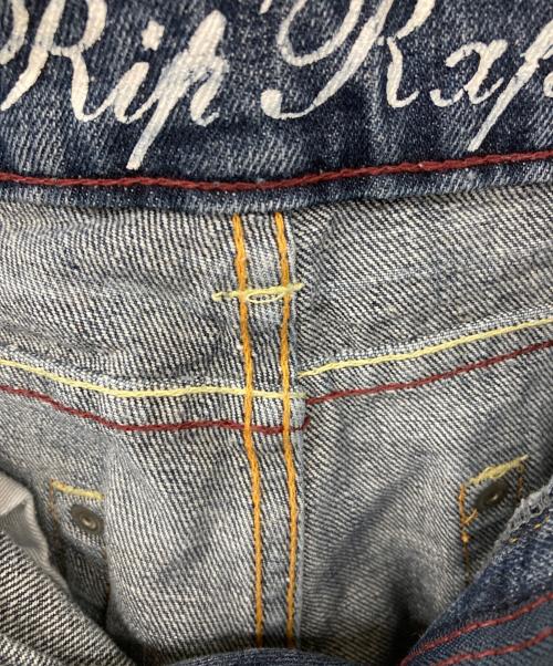 riprap（リップラップ）riprap (リップラップ) デニムパンツ インディゴ サイズ:64cmの古着・服飾アイテム