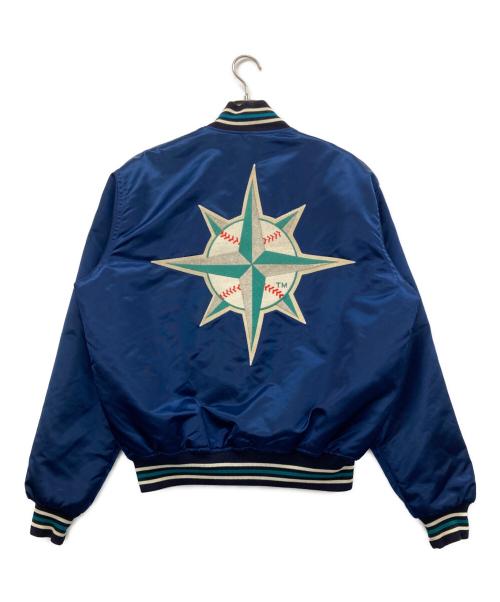 Diamond by STARTER（ダイアモンドバイスターター）Diamond by STARTER (ダイアモンドバイスターター) スタジャン ネイビー サイズ:Ｍの古着・服飾アイテム