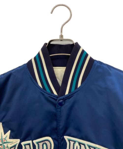 Diamond by STARTER（ダイアモンドバイスターター）Diamond by STARTER (ダイアモンドバイスターター) スタジャン ネイビー サイズ:Ｍの古着・服飾アイテム