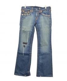 TRUE RELIGION（トゥルー レリジョン）の古着「セルビッチデニムパンツ」｜インディゴ