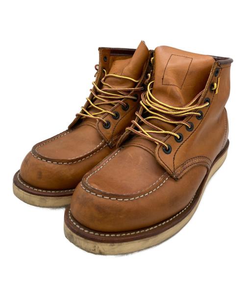 RED WING（レッドウィング）RED WING (レッドウィング) モックトゥブーツ ブラウン サイズ:27cmの古着・服飾アイテム