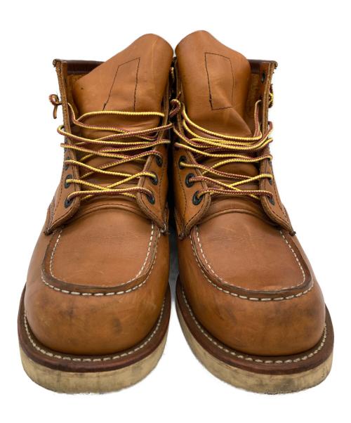 RED WING（レッドウィング）RED WING (レッドウィング) モックトゥブーツ ブラウン サイズ:27cmの古着・服飾アイテム