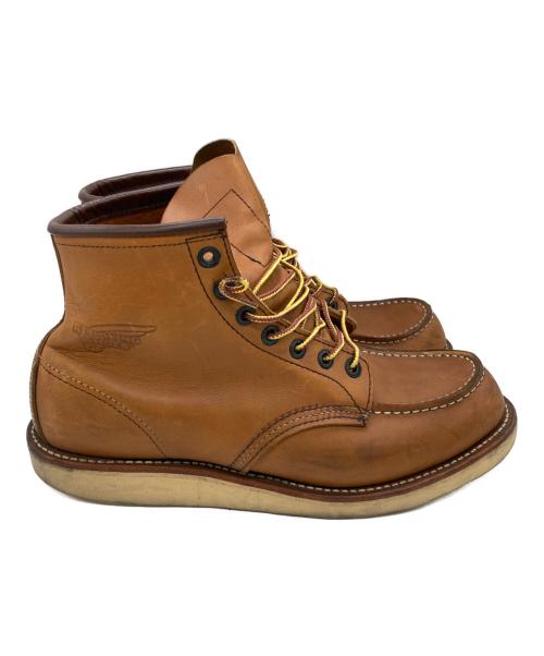 RED WING（レッドウィング）RED WING (レッドウィング) モックトゥブーツ ブラウン サイズ:27cmの古着・服飾アイテム