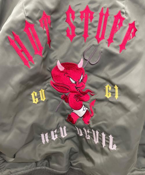 TEN STRIKE（テンストライク）TEN STRIKE (テンストライク) MA-1ジャケット オリーブ サイズ:Mの古着・服飾アイテム