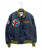 TED COMPANYテッドカンパニー）の古着「MA-1ジャケット」｜ネイビー