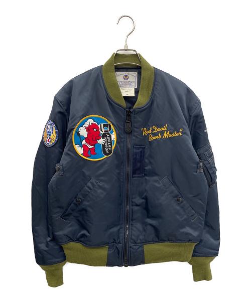 TED COMPANY（テッドカンパニー）TED COMPANY (テッドカンパニー) MA-1ジャケット ネイビー サイズ:40の古着・服飾アイテム